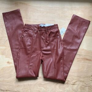 And Now This Faux Leather Pants